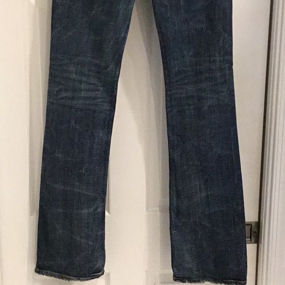 1921 Faded & Ripped Boot Cut Jeans - Picture 6 of 8